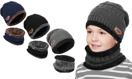 hat and scarf in one kids