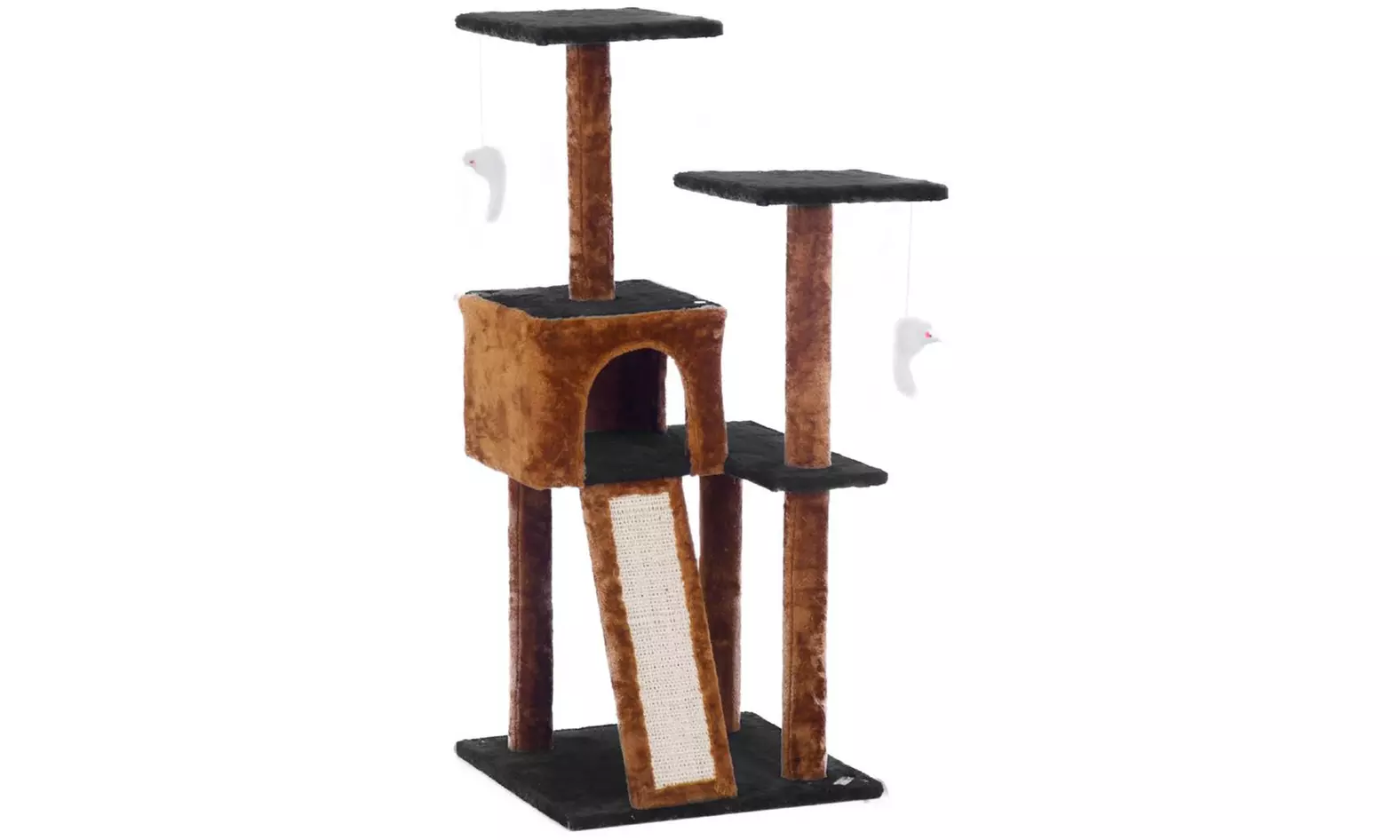 44" Cat Tree Condo Scratching Post Sleeping House with Mouse - Primary Image