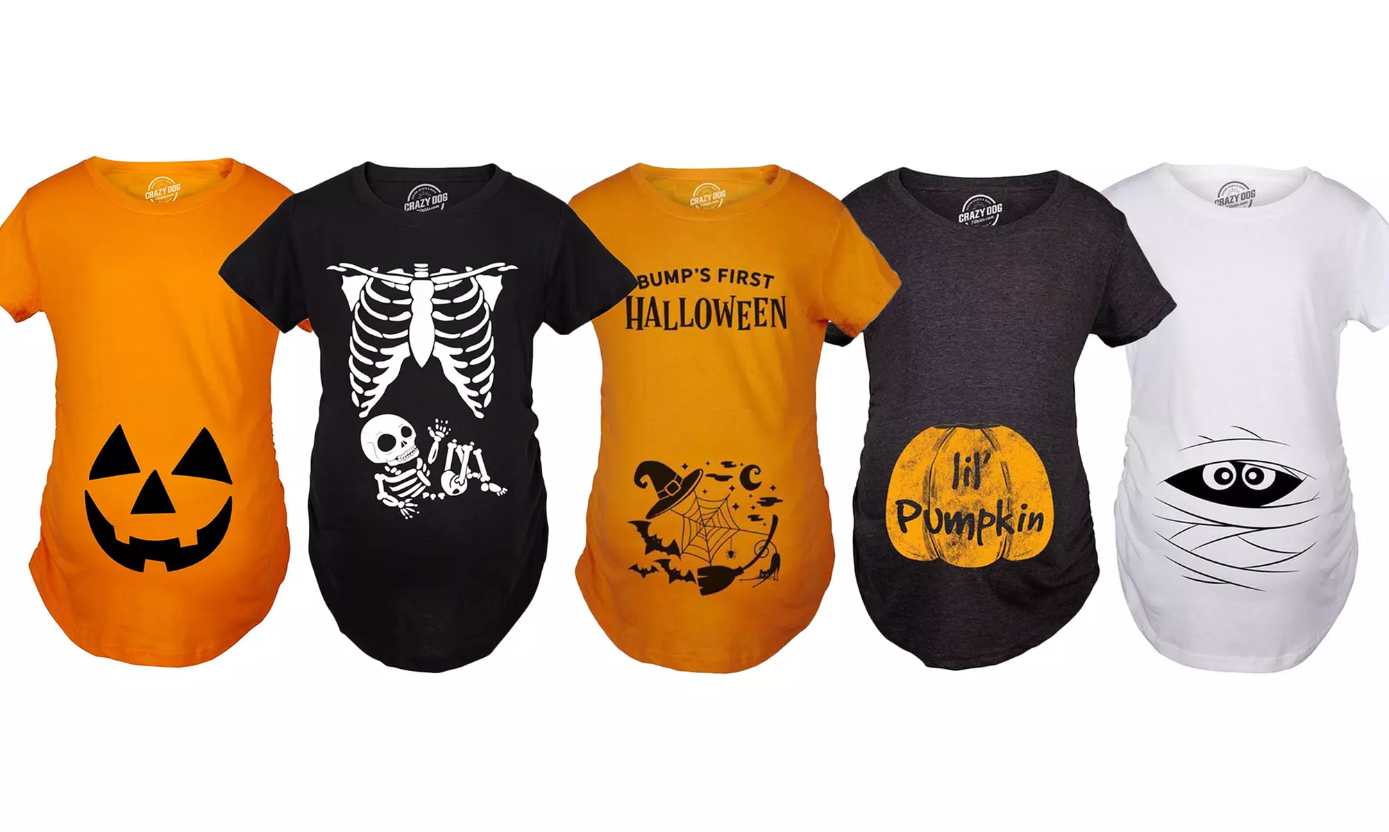 Women's Maternity Cute & Funny Happy Halloween Graphic T-Shirts - Primary Image