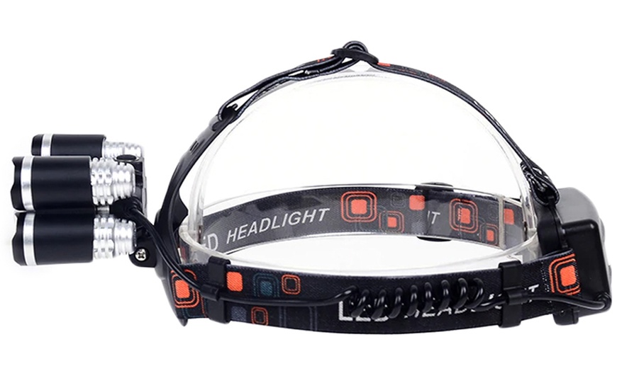 Image 6: Five-Bulb LED Headlamp