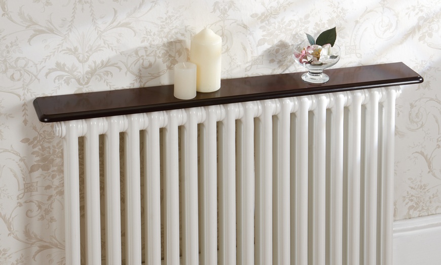 Image 6: Wood-Effect Radiator Shelves