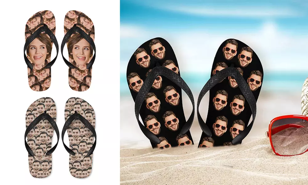 Flipflop Sandalen und Slippers mit Foto oder Text