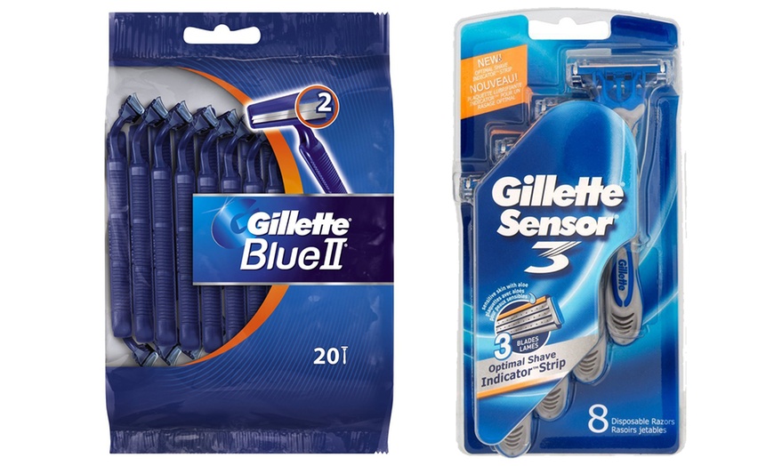 Image 1: Gillette Disposable Razors 