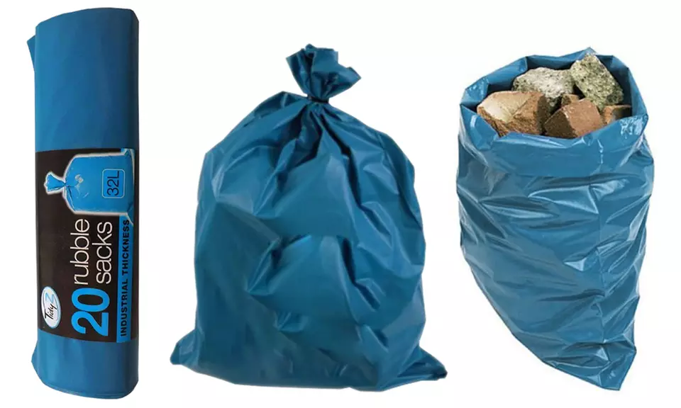 20, 40, 60 ou 80 sacs poubelle industriels 32 L - Primary Image