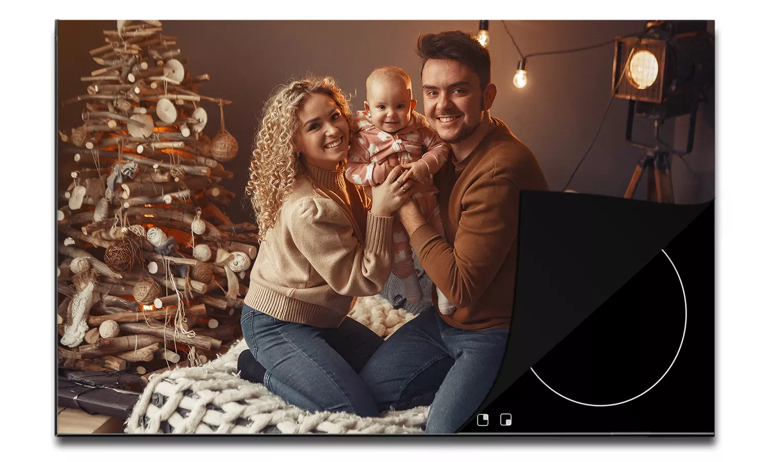 Personalisierbare Induktionskochfeld-Abdeckung in Größe nach Wahl