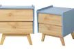 Mesita de noche con dos cajones con envío gratuito - Second Medium