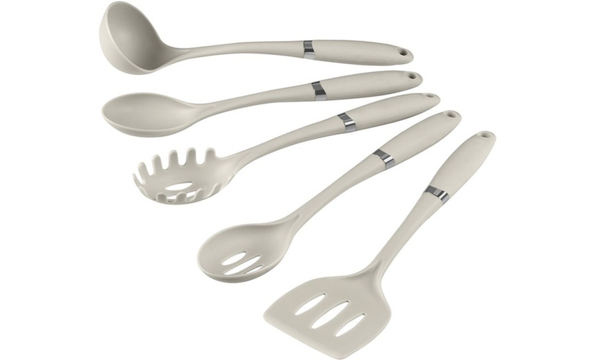 Image 4: Swan Pan Set with Utensil Set 