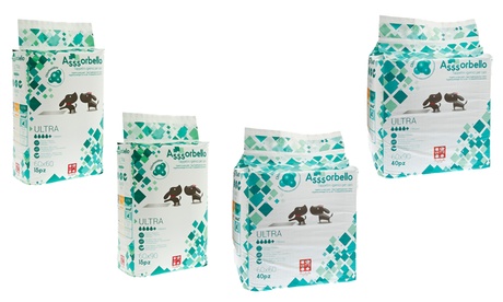 Fino a 240 tappetini igienici Ferribiella, modello Ultra, assorbenti e antibatterici, disponibili in 2 misure