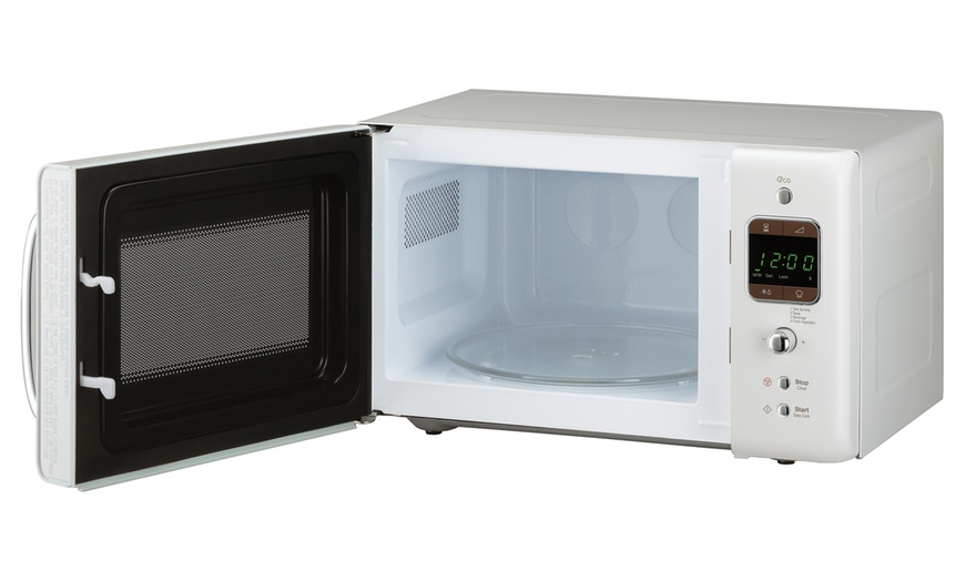 Image 21: Daewoo 800W Retro Microwave