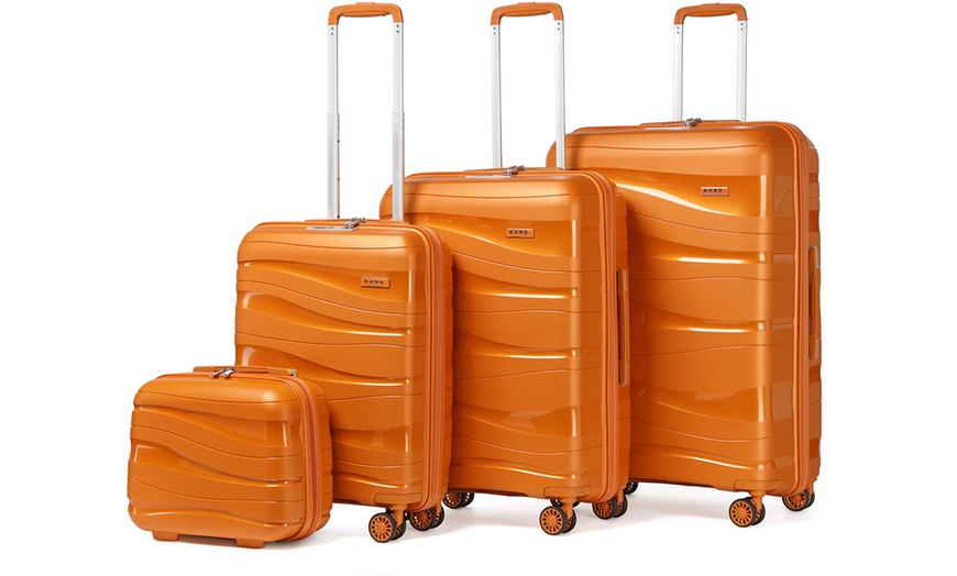 Image 13: One or Four Piece Suitcase set