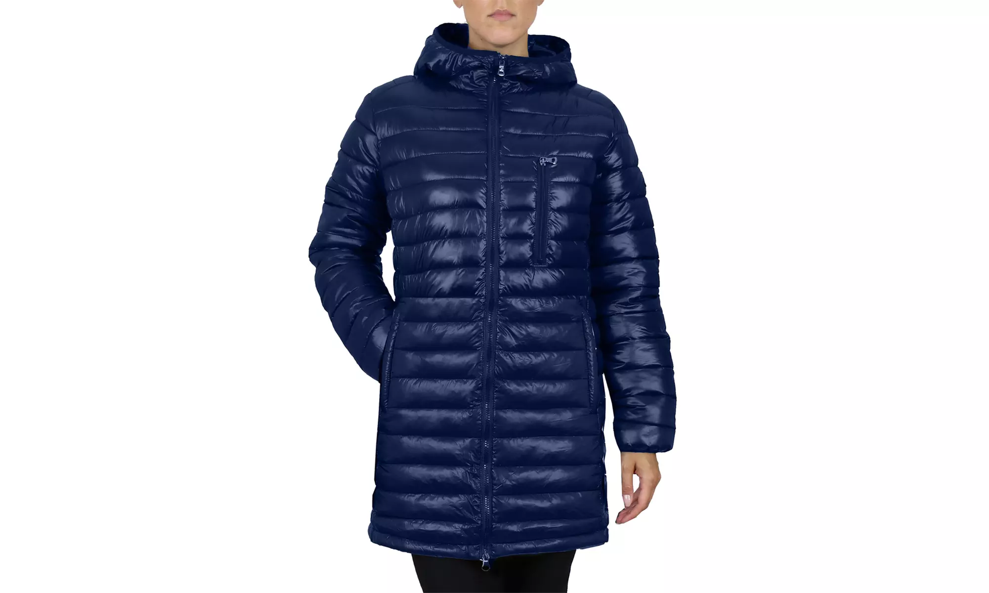 Spire By Galaxy Women's Lightweight Puffer Jacket. Plus Sizes Available. - Second Medium