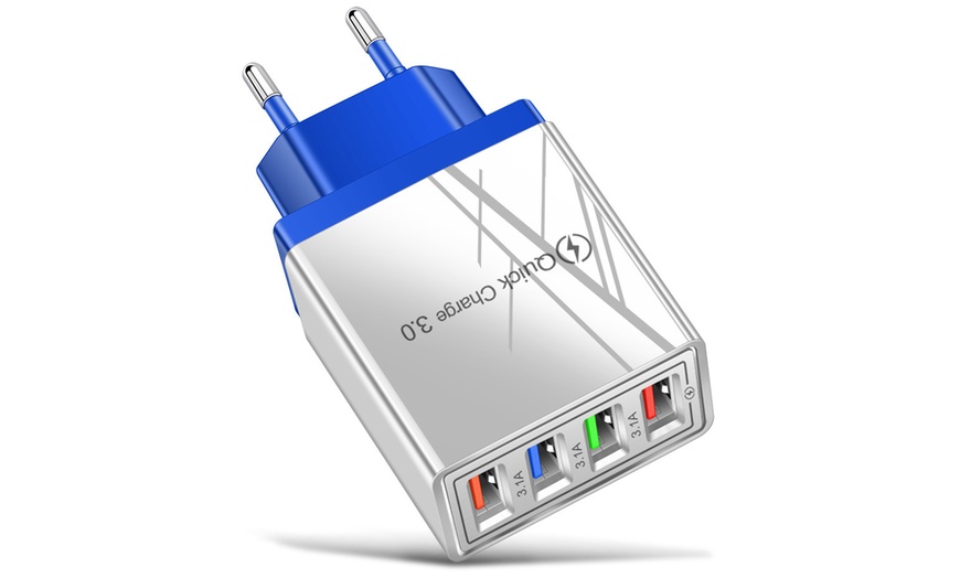 Image 4: 1 ou 2 adaptateurs muraux avec 4 ports USB