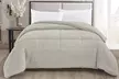 Couette double bicolore sherpa en flanelle - Second Medium