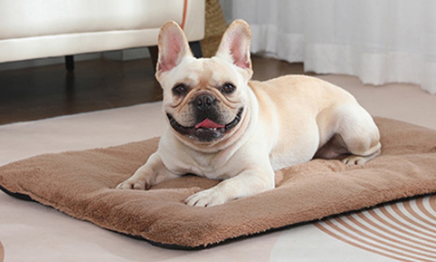 Image 8: Self-Warming Pet Blanket Bed Pad