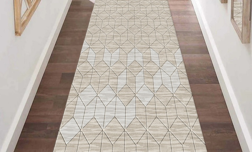 Image 3: Geometric Pattern Living Room Rug