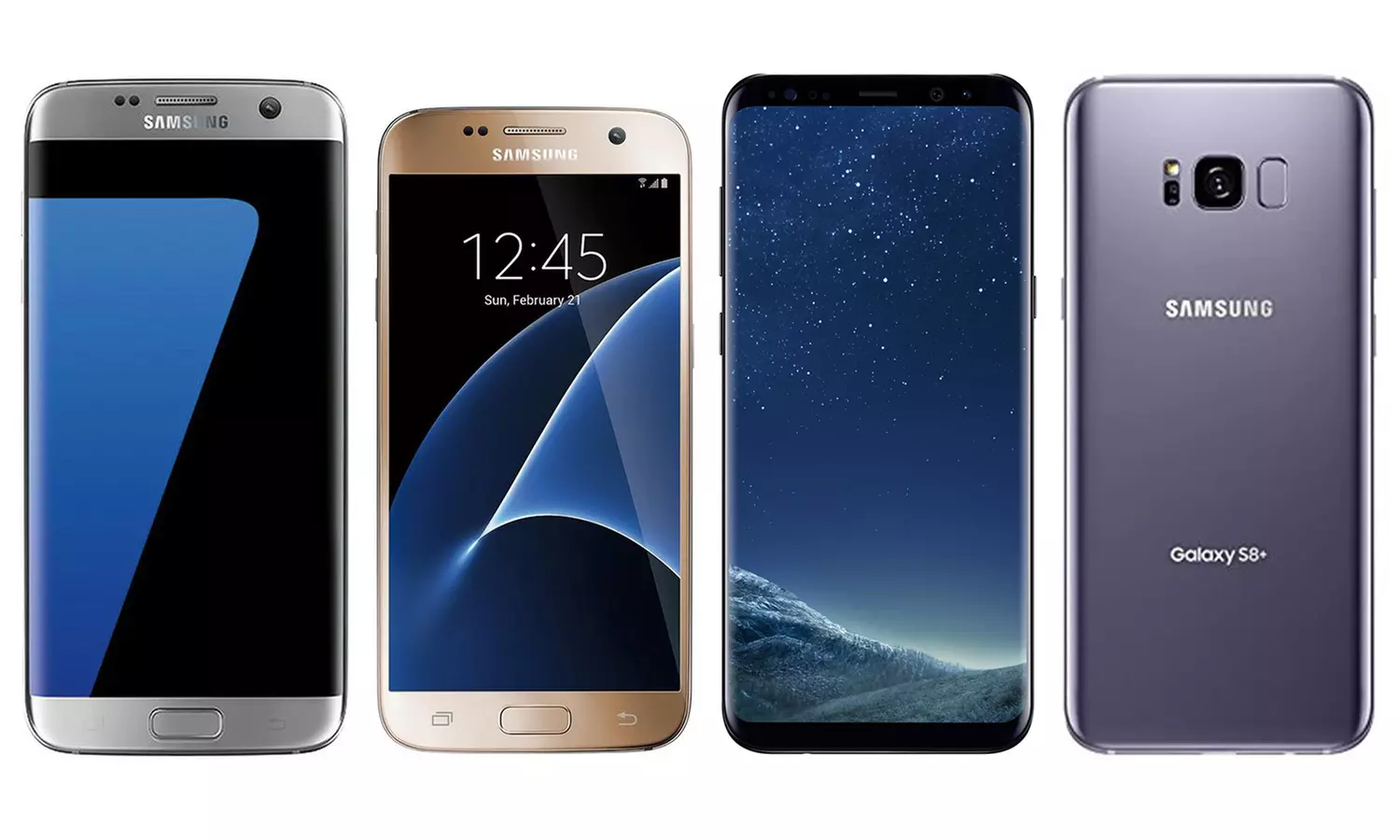 Samsung Galaxy S7/S7 edge/S8/S8+/S9/S9+ Smartphone (Choice of Verizon or GSM Unlocked) (Scratch & Dent) - Primary Image