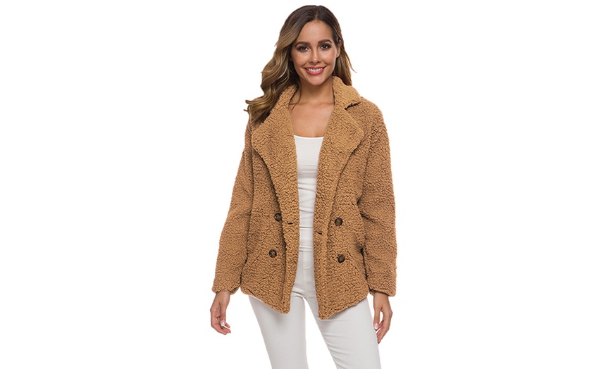 Image 4: Women's Shearling Coat