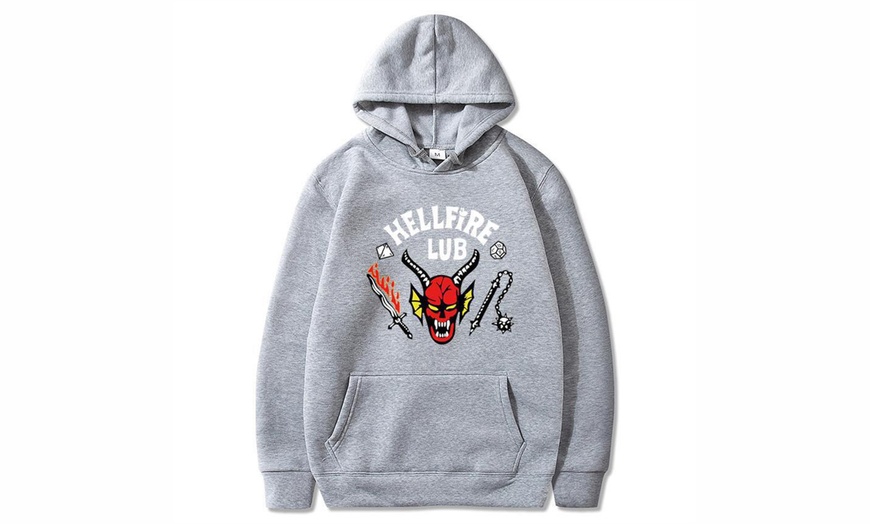 Image 9: Stranger Things Hellfire Club Hoodie