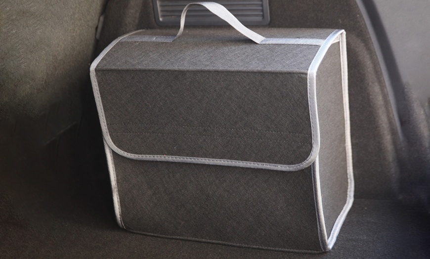 Image 2: Felt Car Trunk Storage Bag