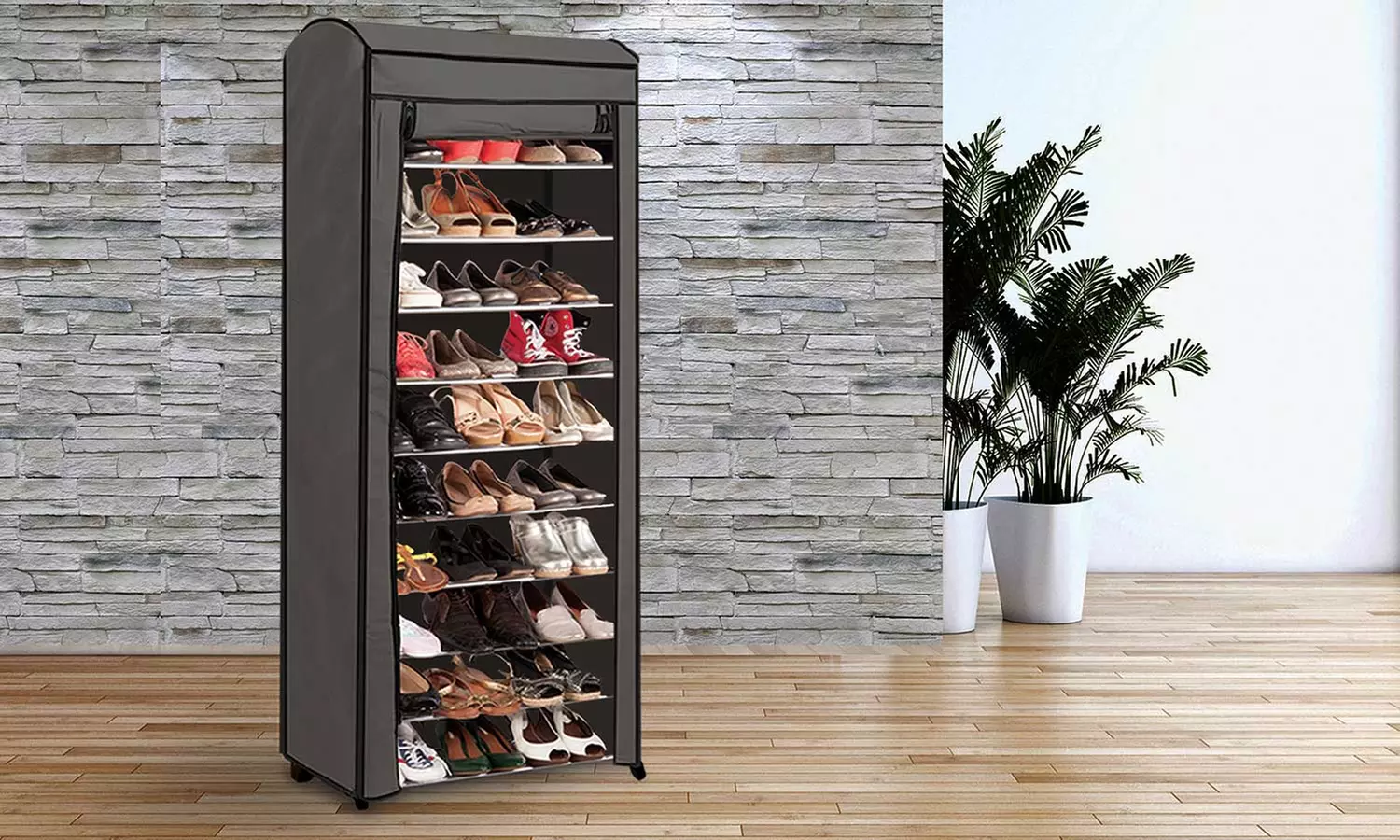 Étagère à chaussures pour 30 ou 50 paires + housse en option dès 14,99 € (jusqu'à 60% de réduction) - Image 5