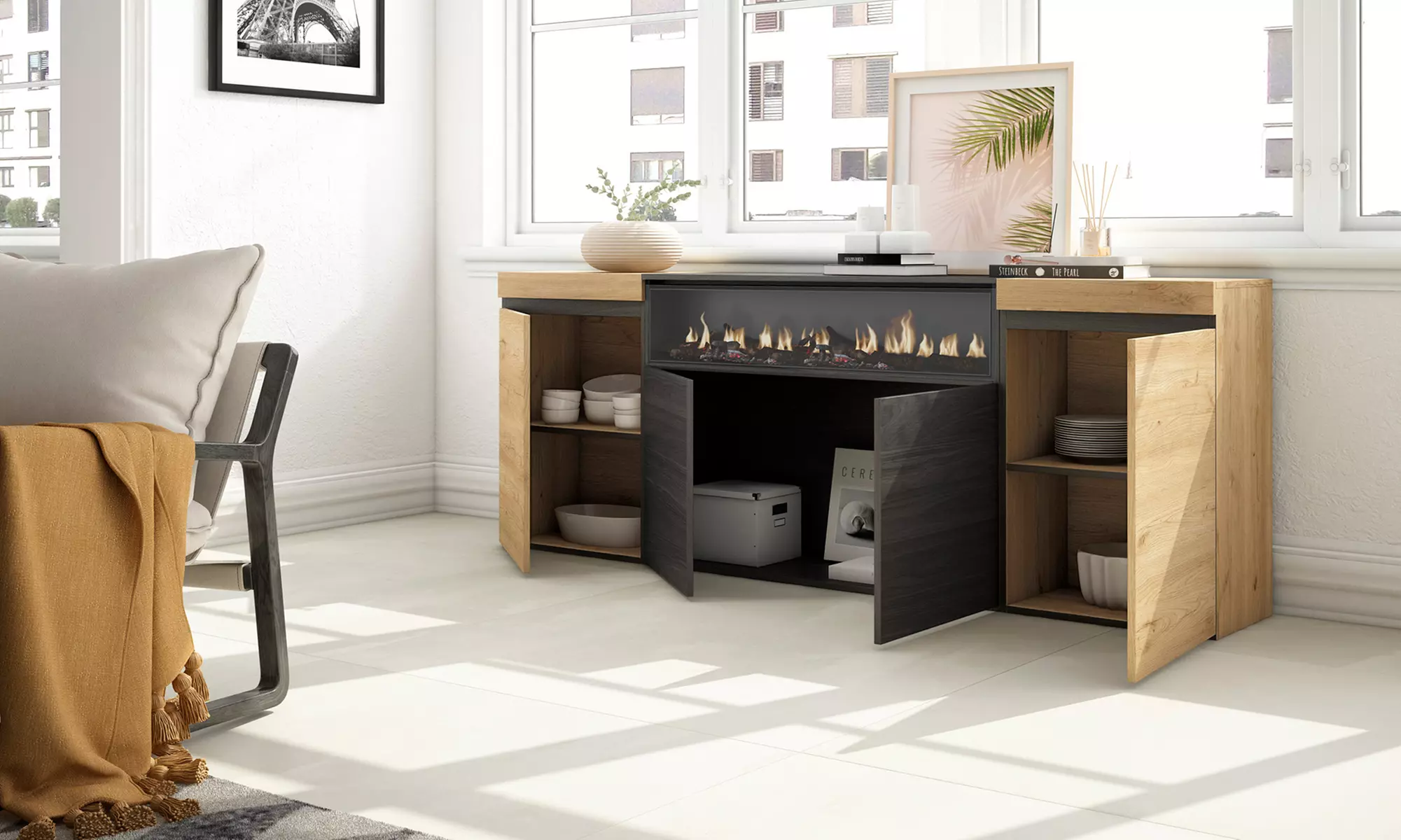 Sideboard mit großem Stauraum