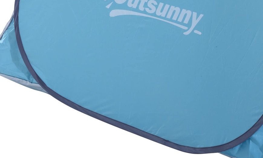 Image 5: Outsunny 2-3-Person Pop-up Beach Tent