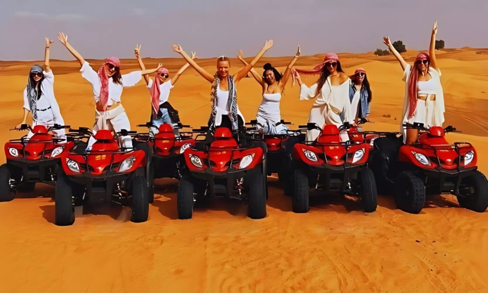 Abu Dhabi Desert Safari w/ Central/Home or Hotel Pickup, Dinner & More