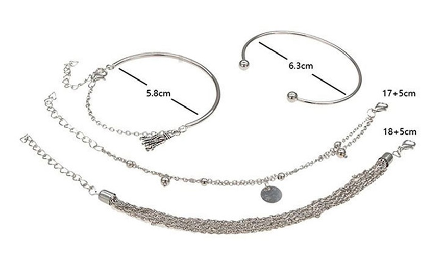 Image 5: 1, 2 ou 4 lots de 4 bracelets de style ethnique