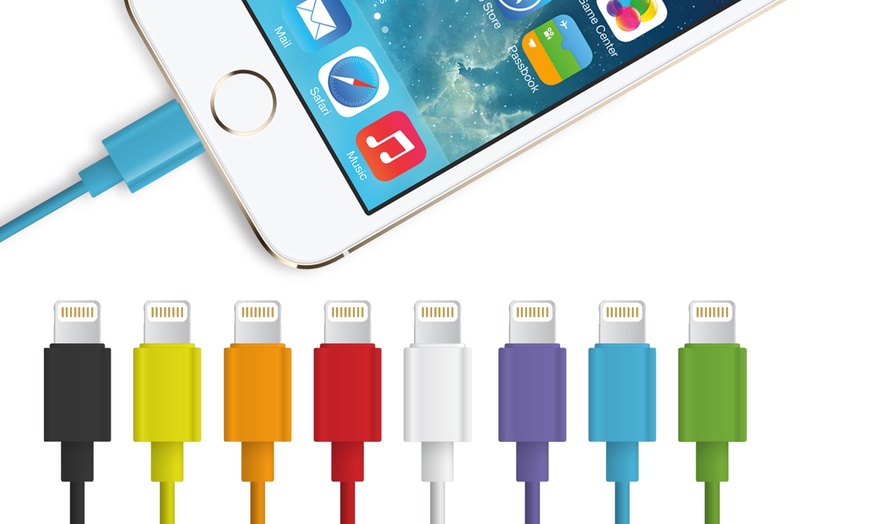 Image 1: Coloured Lightning Cable