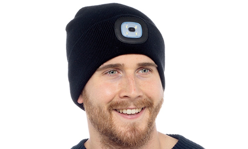 Image 2: LED Beanie Hat