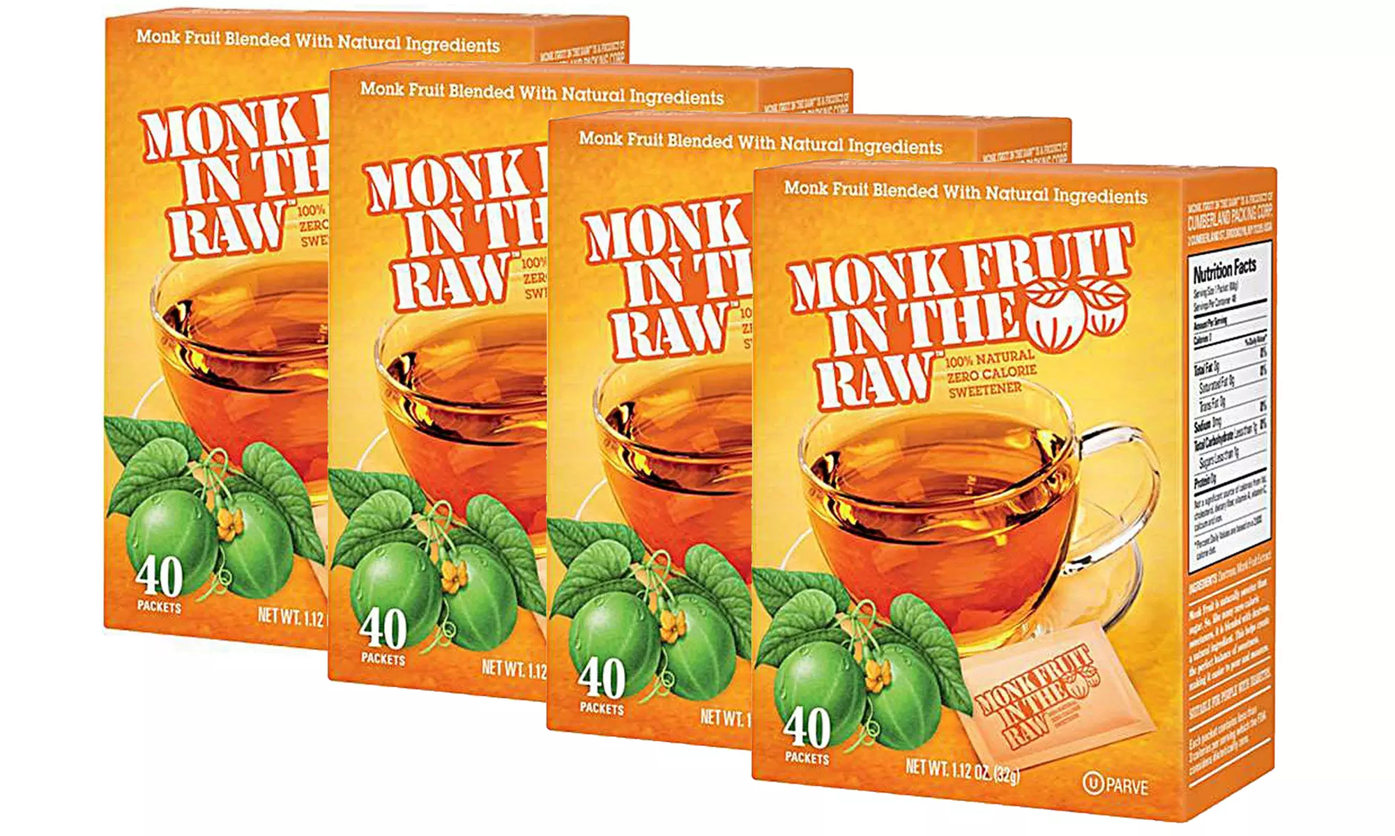 Sugar In The Raw Monk Fruit Sweetener (160-Count) - Primary Image