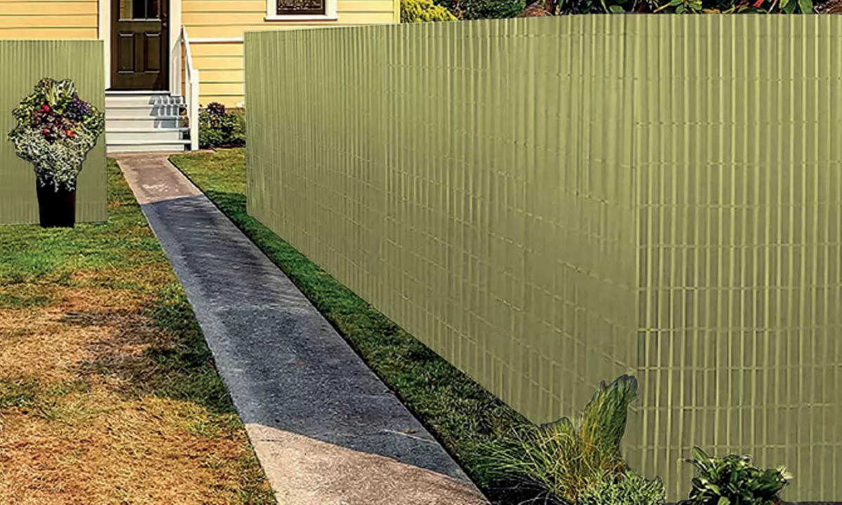 Arelle in pvc e bamboo recinzioni esterno giardino