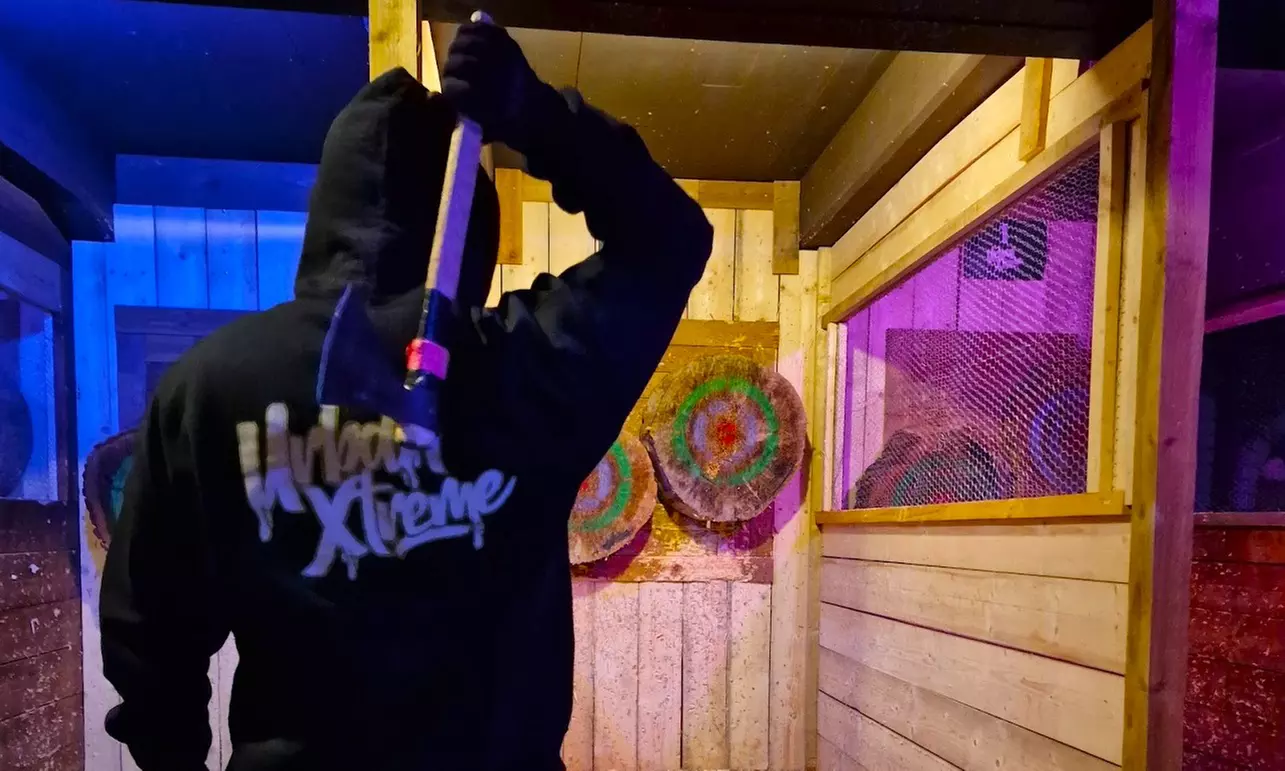 60-Minute Axe Throwing Experience for Two, Three, or Four at Urban Xtreme Colchester (Up to 52% Off) - Primary Image