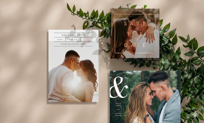 Image 2: Paper Culture Save the Dates - Multiple Options 55% Off