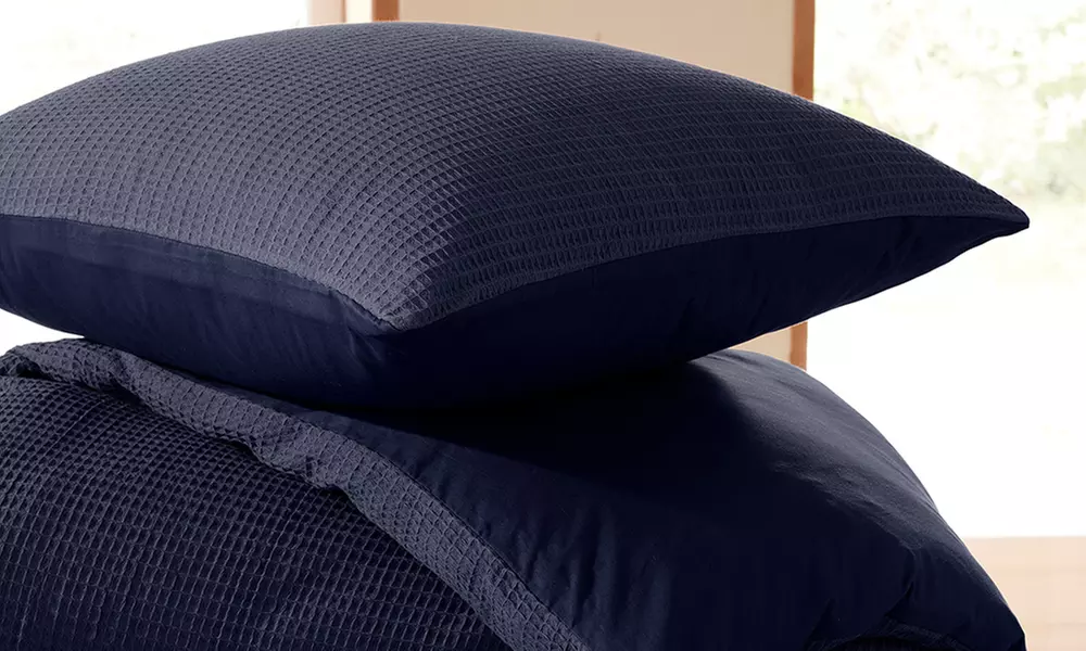 Honingraat katoenen dekbedovertrek set