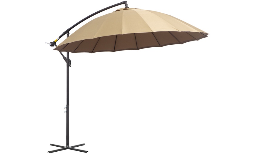 Image 2: Outsunny 3m Shanghai Parasol