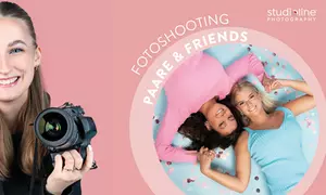 Und jetzt ab ins Rampenlicht! Fotoshooting Erlebnis mit 2-5 Bildern bei studioline PHOTOGRAPHY (bis 80% sparen)