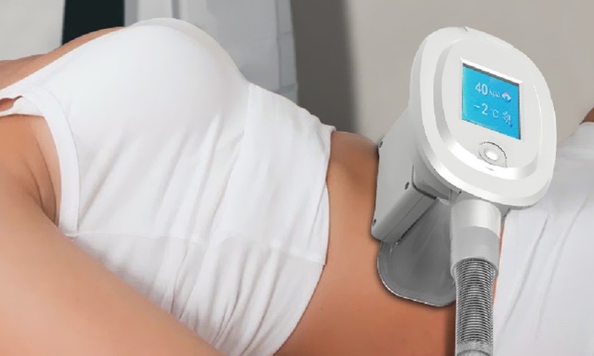 Séance de cryolipolyse "perte de cm par le froid"