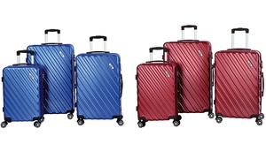 3-Pc Lightweight ABS Luggage Set