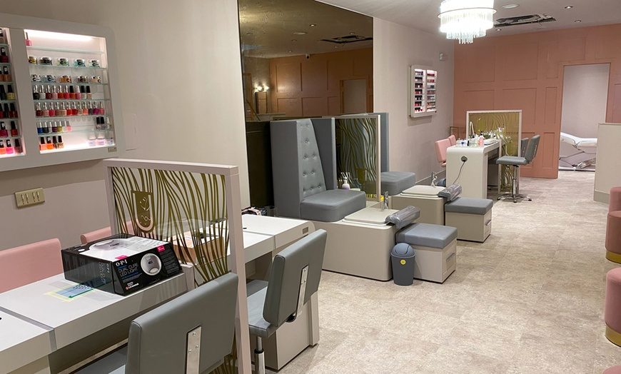 Image 1: Luxury Manicure Or Pedicure With Polish 