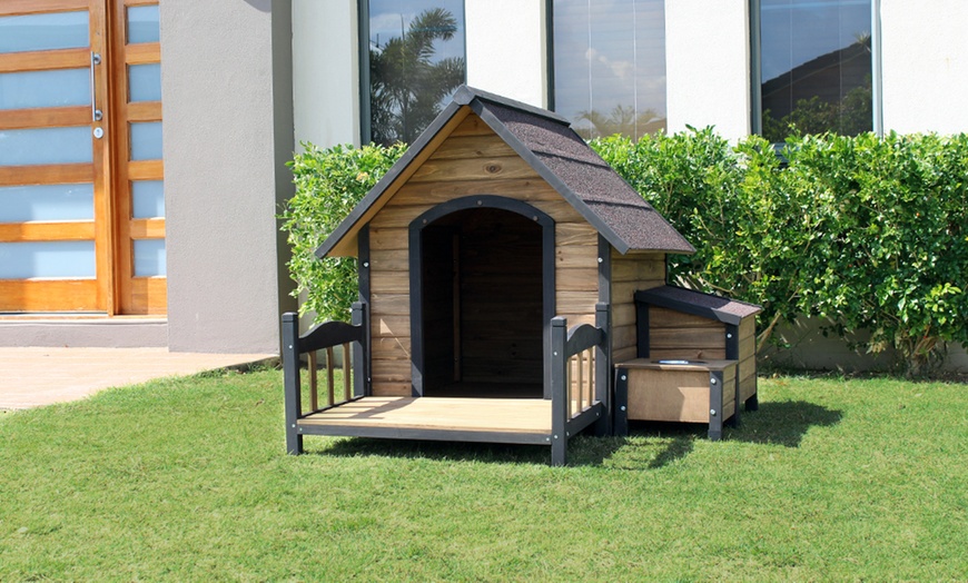 Image 3: Cedar Wood Dog Kennels