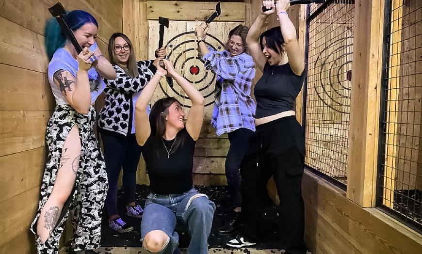 Image 4: Axe Throwing for Two to Six with Private Lanes & Certified Instructors