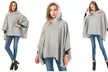 Veste Poncho pour femme Adria en laine mélangée, marque Balotti - Second Medium
