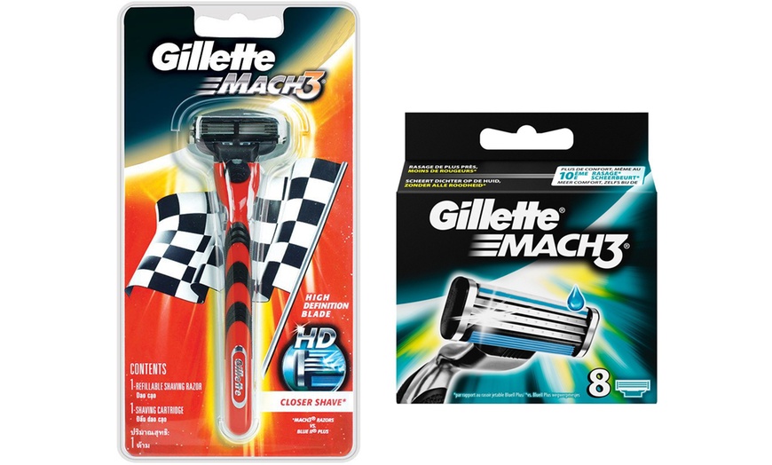 Image 4: Rasoir "Mach 3" avec lames de Gillette