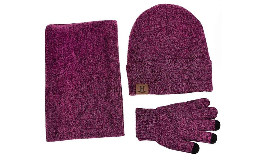 Image 3: Set de gorro, bufanda y guantes