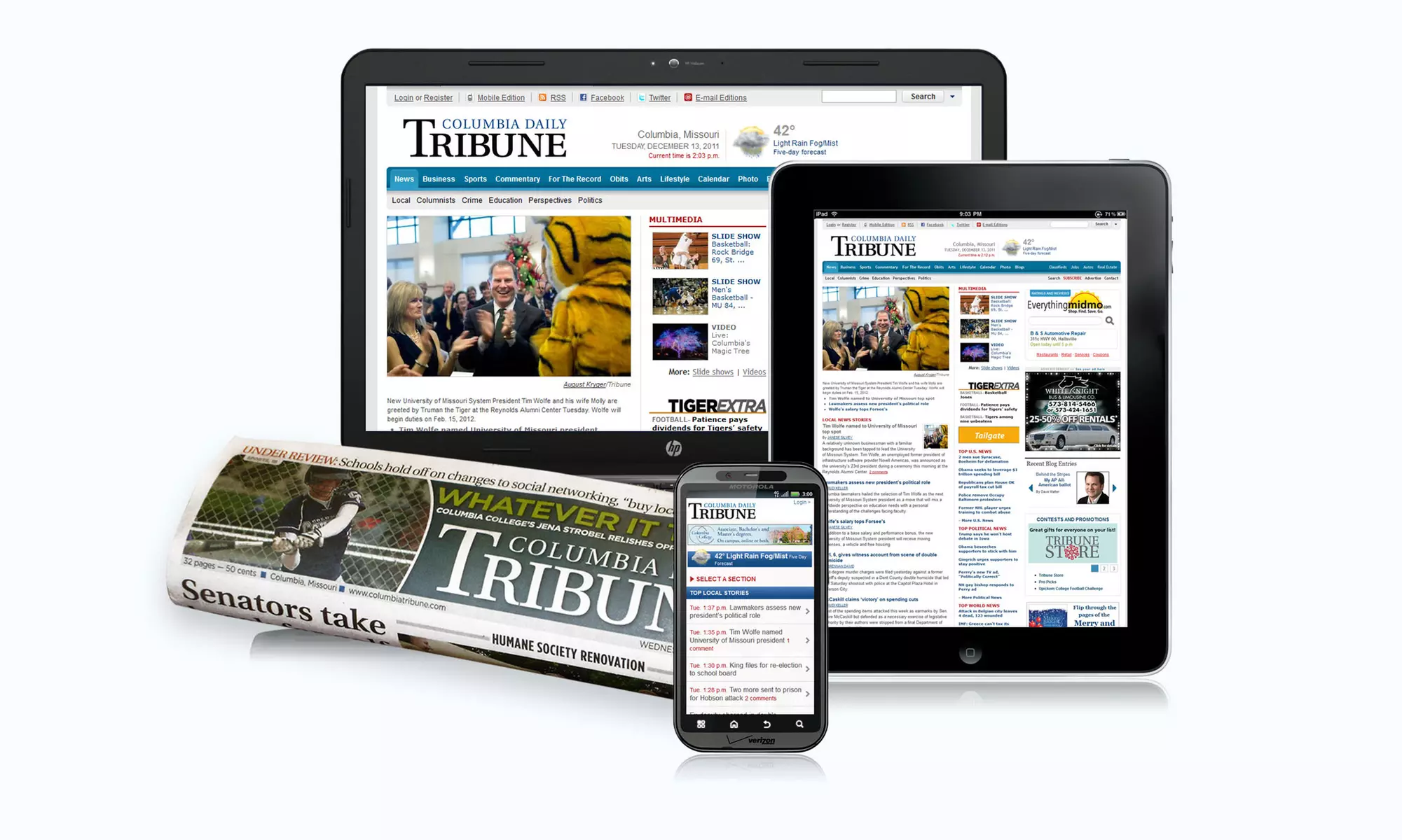 $36 for a 52-Week Subscription to the Sunday Edition of the Columbia Daily Tribune ($78 value)  - Primary Image