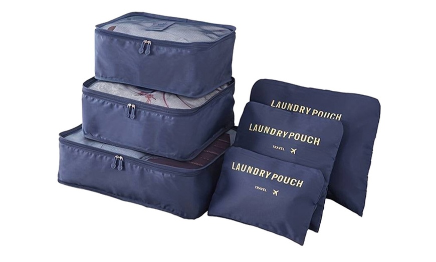 Image 6: 1 ou 2  lots de 6 sacs de rangement pour valise