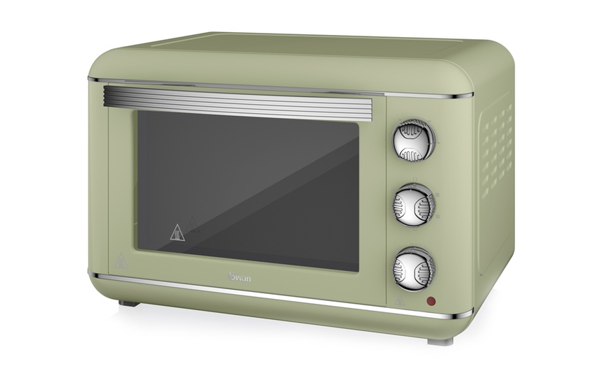 Image 5: Swan Retro-Style Mini Oven