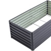 Image 8: Elevated Open Bottom Sectioned Metal Garden Bed