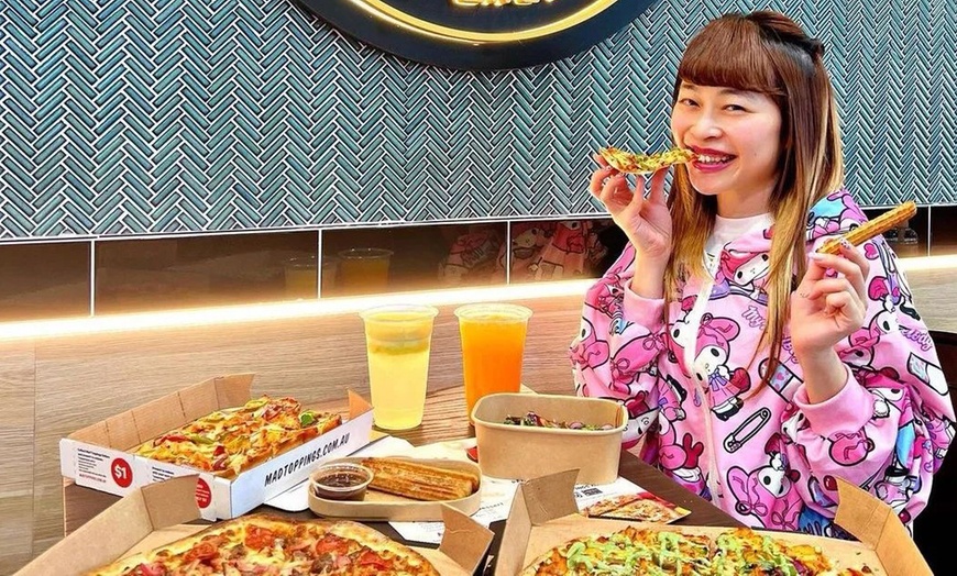 Image 2: $30, $50, $100 or $200 Toward Pizzas from Mad Toppings Parramatta